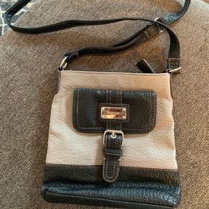 Nine West gray and black Crossbody purse